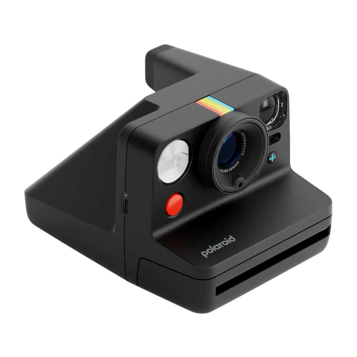 Polaroid Now Plus Generation 3 Instant Camera with Color Film Bundle (Black, 8 Photos)