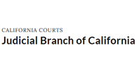 Logo of the Judicial Branch of California Courts on a white background