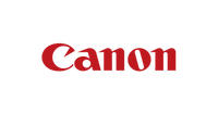 'Canon' logo on a white background