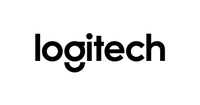 logitech logo on a white background