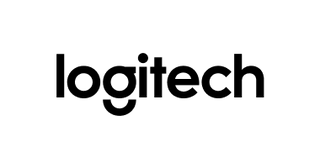 logitech logo on a white background
