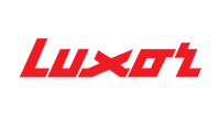 Red 'Luxor' logo on a white background