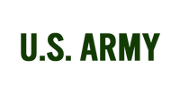 U.S. Army logo text on a white background