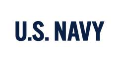 U.S. Navy logo on a white background