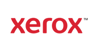 Xerox logo in red on a white background